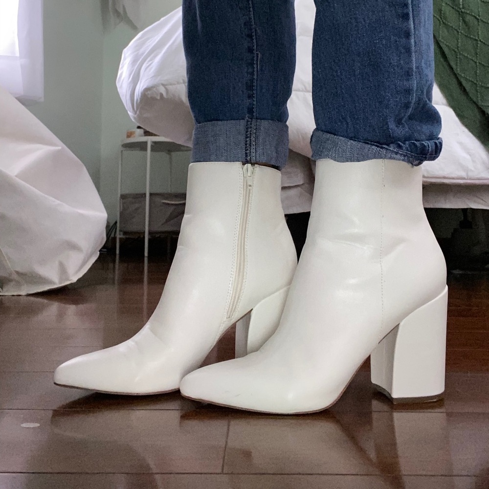 white booties